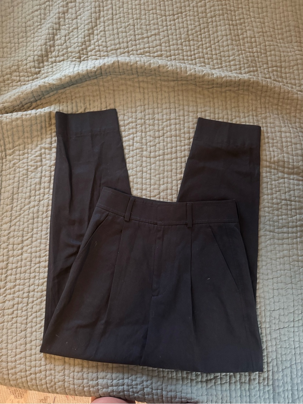 Classic Black Everlane Women's Tapered Trousers